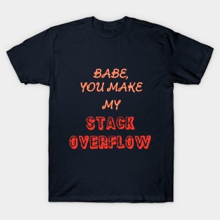 Flirting tips with Stack Overflow T-Shirt